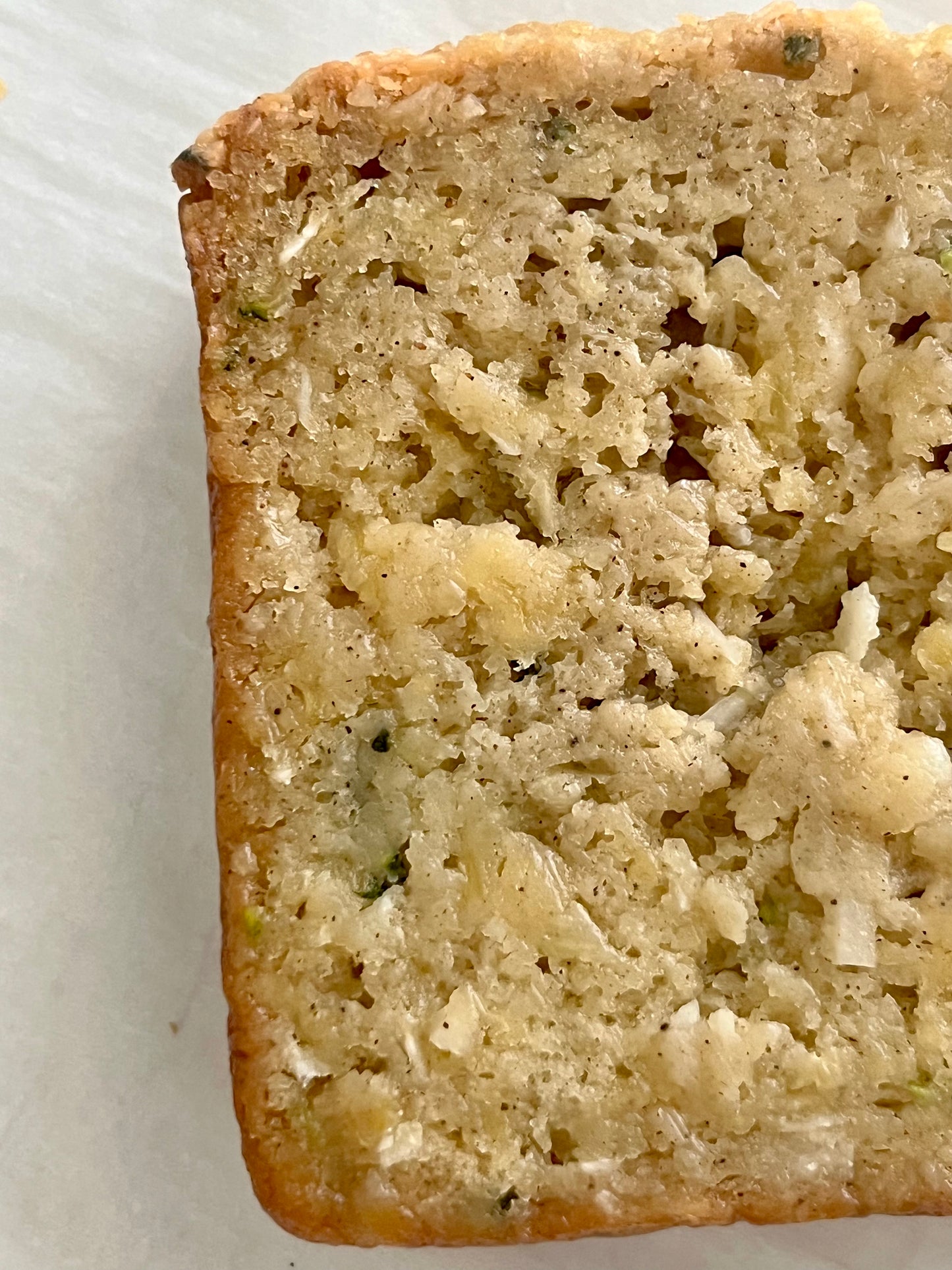 The Great Zucchini Heist (Pineapple Coconut Zucchini Loaf)