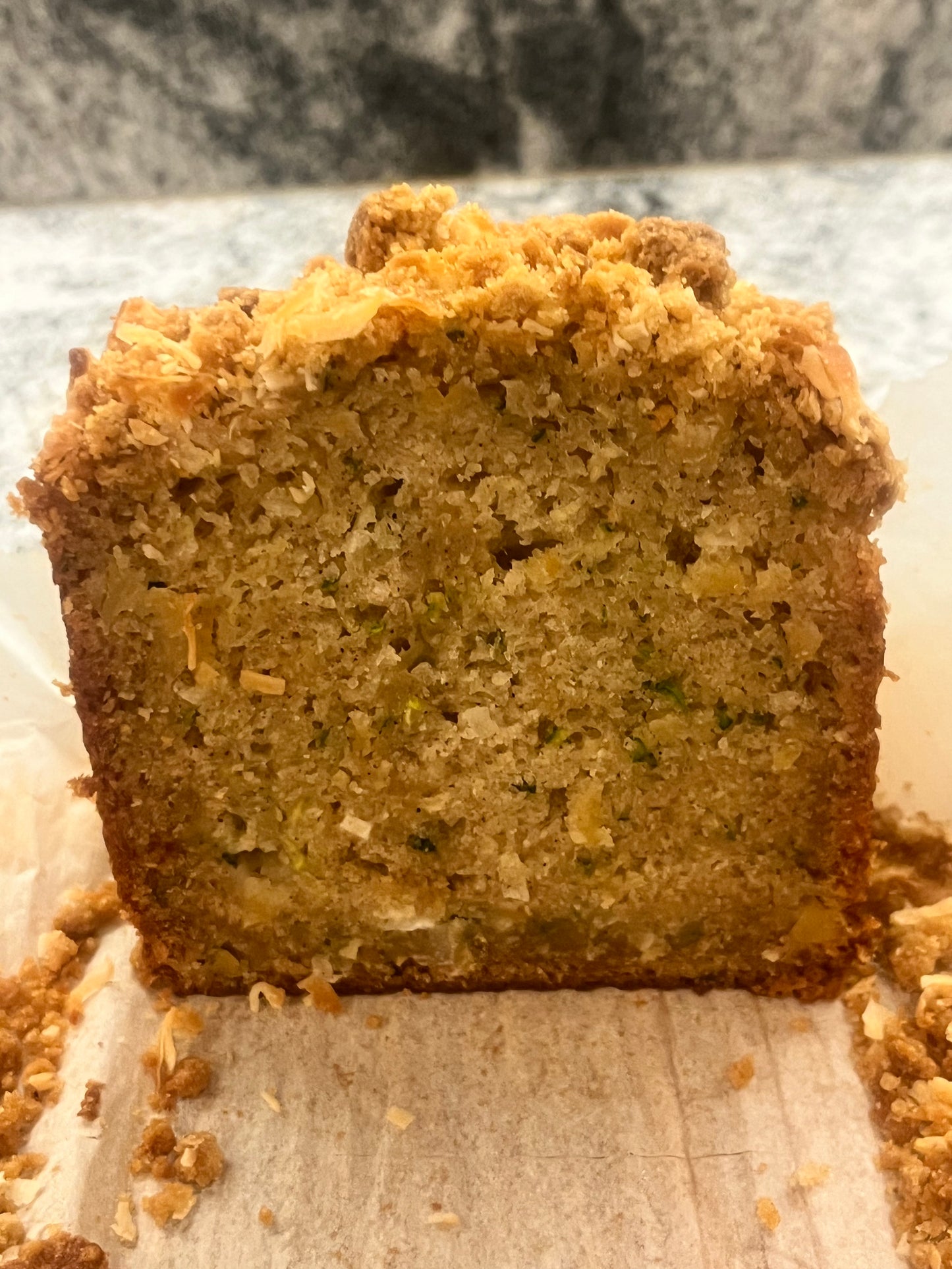 The Great Zucchini Heist (Pineapple Coconut Zucchini Loaf)