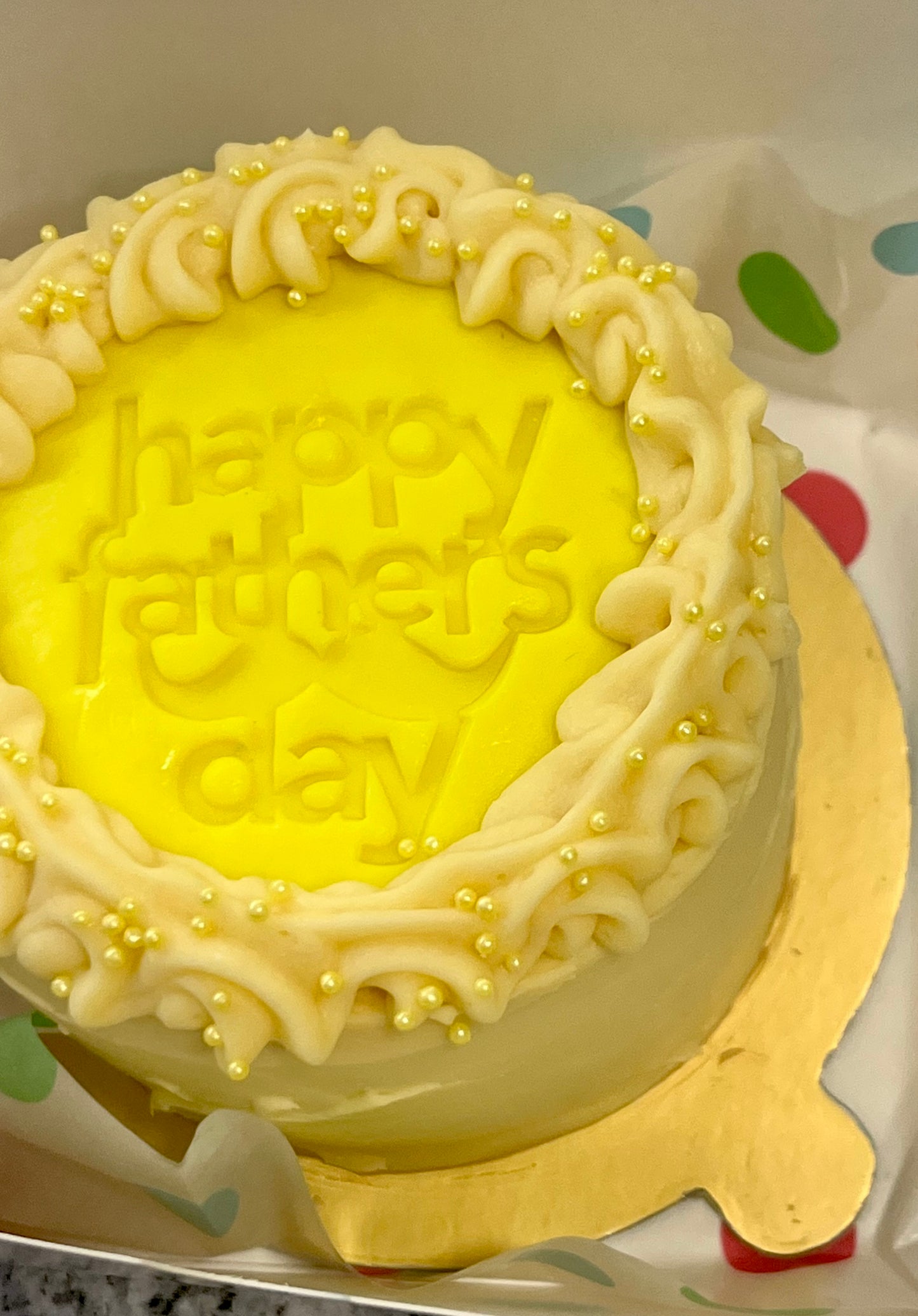 4” Lemon Mini Cake