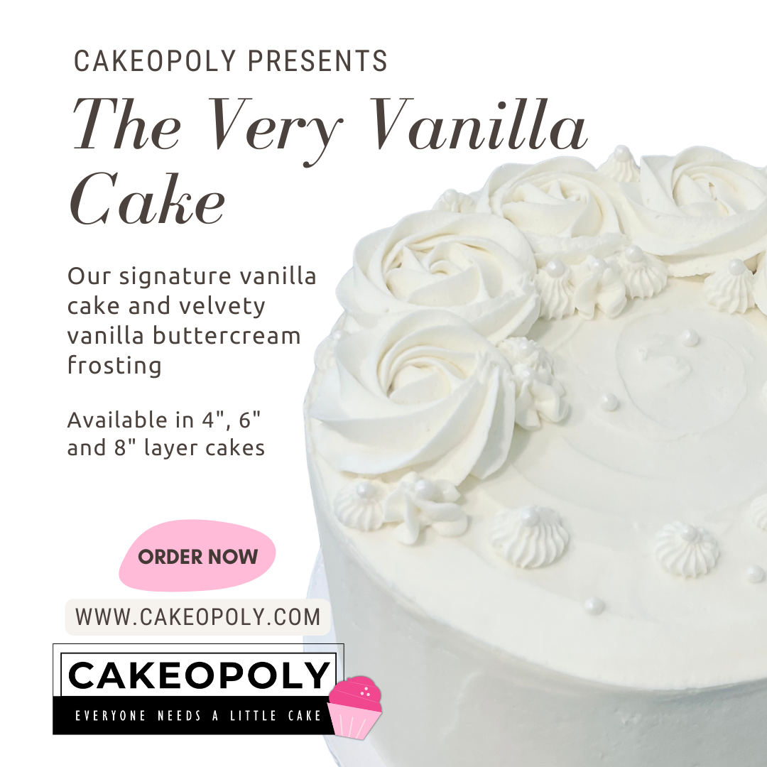 The Very Vanilla Cake (6” and 8”)