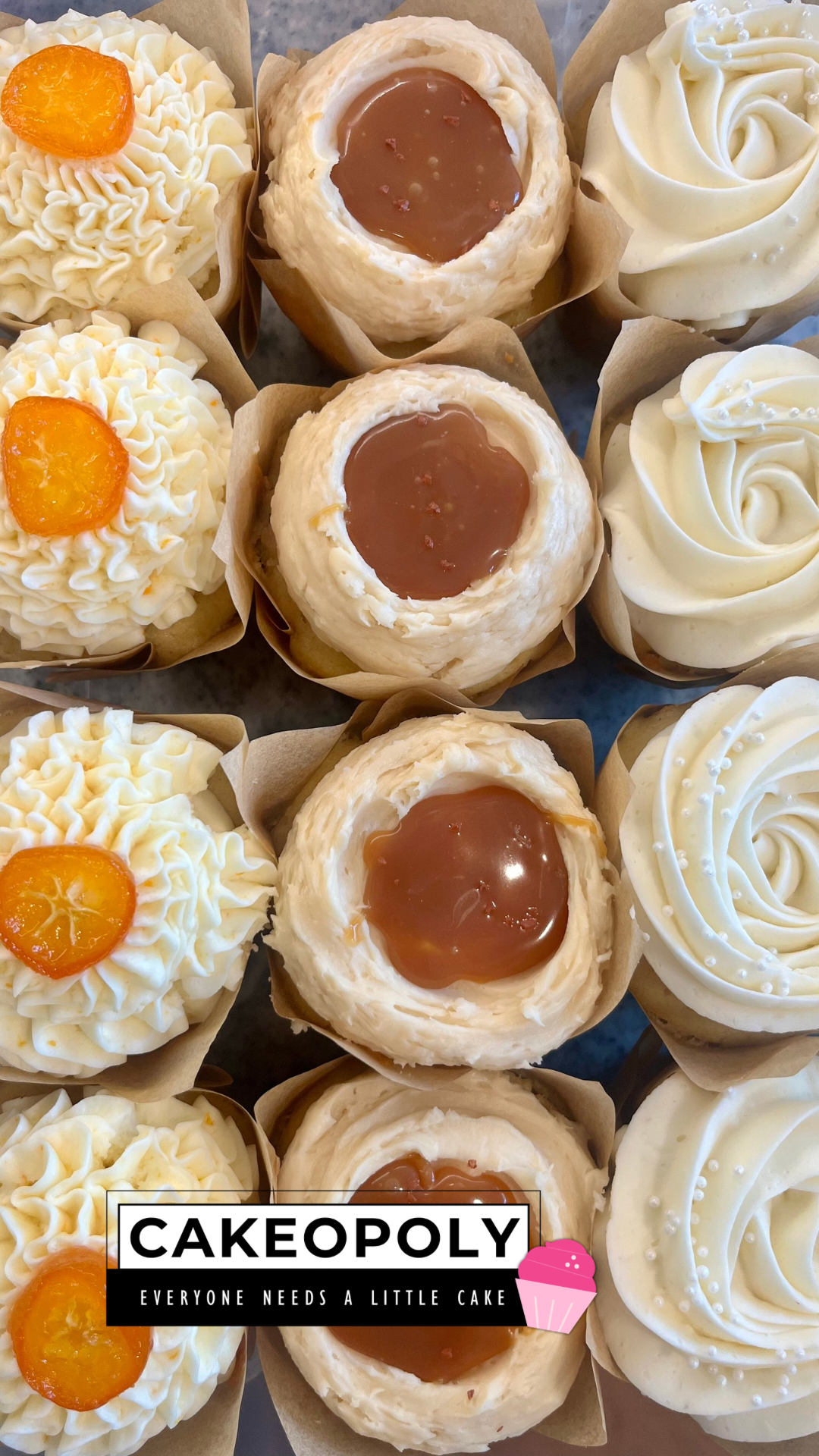 Salted Caramel Cupcake Dozen